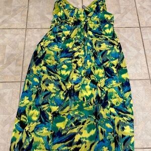 F womens Kate and Mallory sleeveless stretch geometric plus size dress 2X